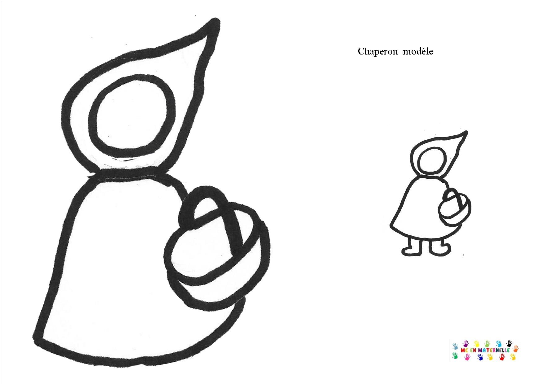 Coloriage Petit Chaperon Rouge Maternelle Le petit chaperon rouge : art visuel – MC en maternelle