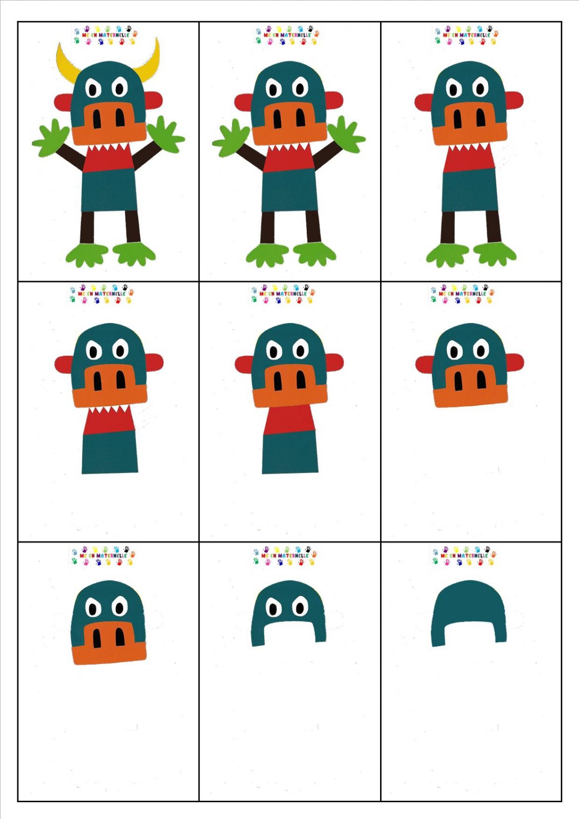 Gros cornichon MC en maternelle