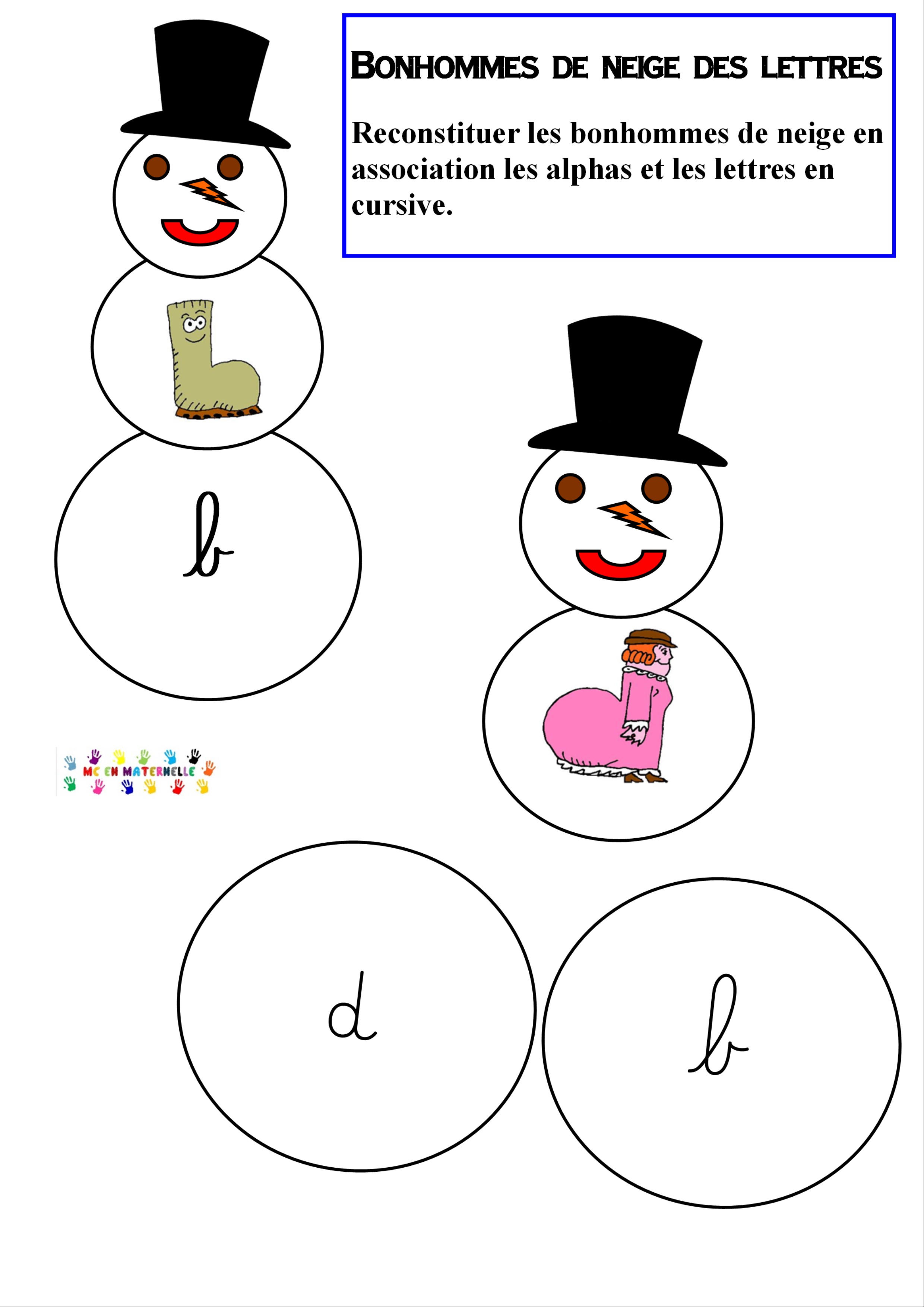 un bonhomme de neige rencontre un autre bonhomme de neige