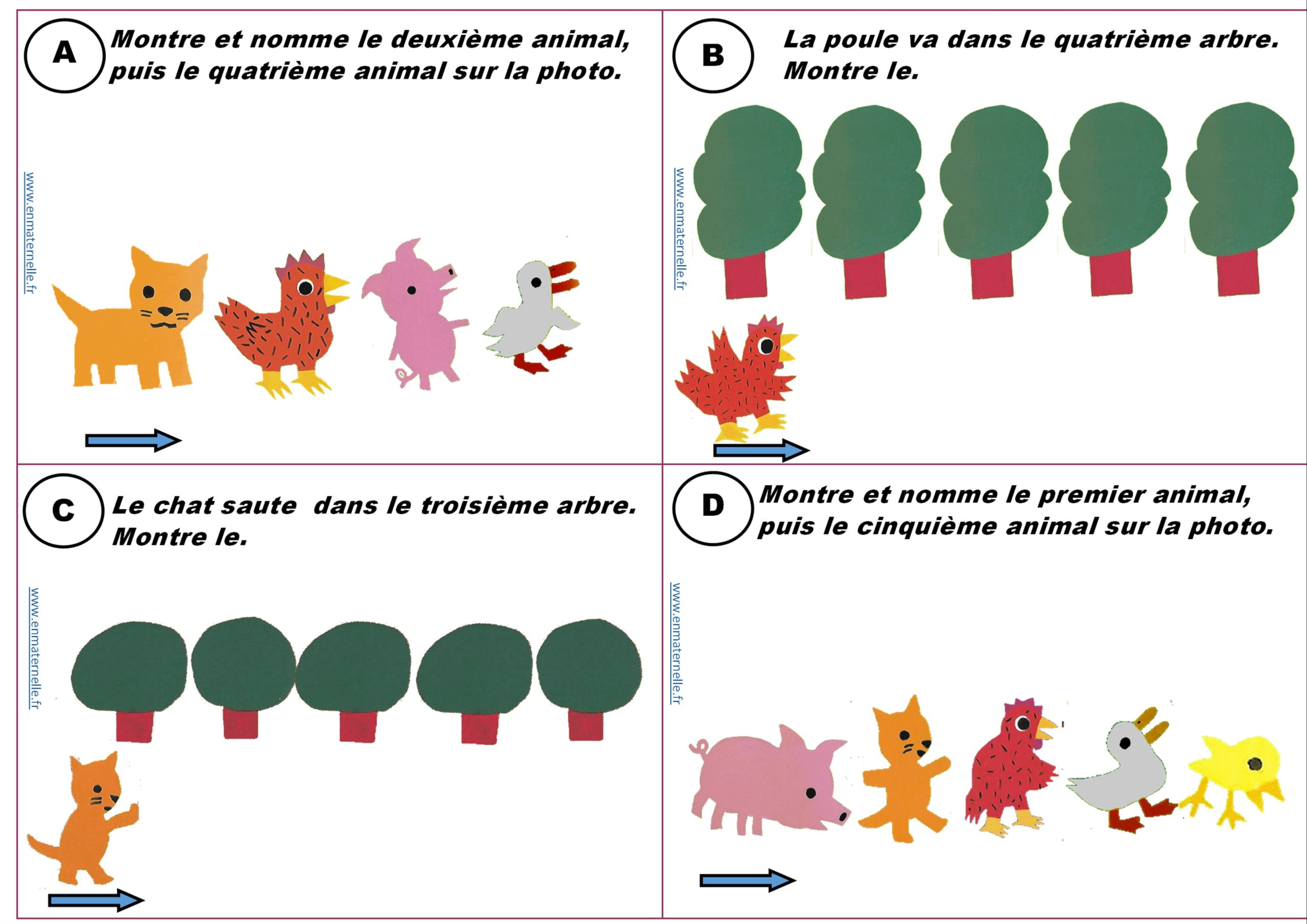 La Petite Poule Rousse Exploitation Maternelle La petite poule rousse : position dans une image – MC en maternelle