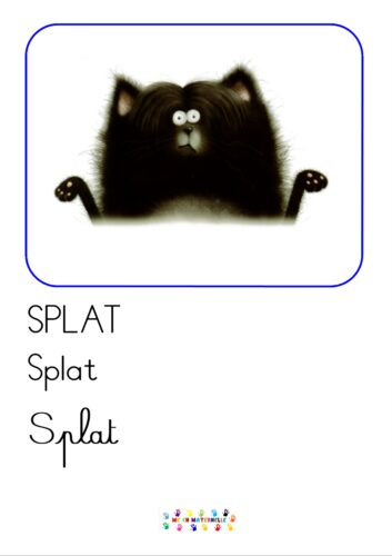 Imagier avec Splat le chat