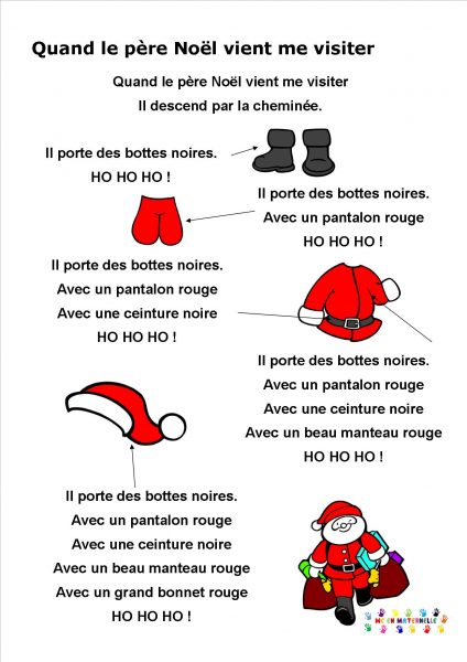 Quand le père noël vient me visiter …