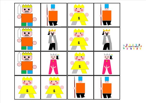 Le tout petit roi : domino ( 2 niveaux)