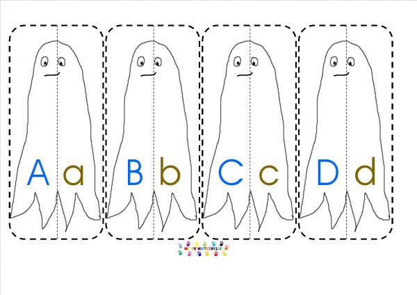 Fantômes des lettres majuscule/minuscule