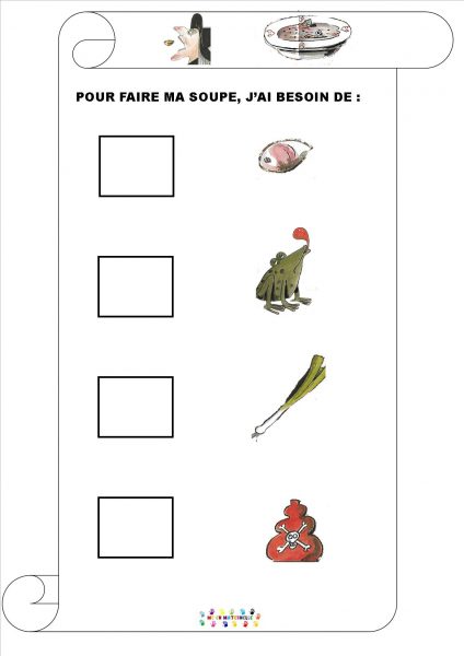 Ah les bonnes soupes : fabrication d’une soupe pour Ratatouille