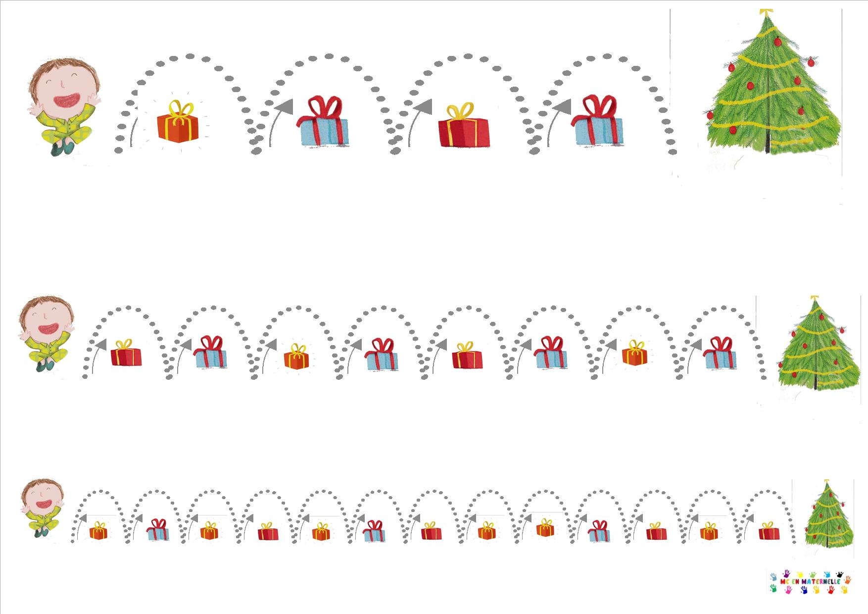 Renato aide le père noël  graphisme – MC en maternelle