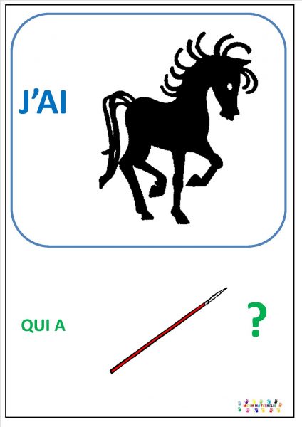 Le tout petit roi : jeu de vocabulaire – J’ai … Qui a … ?