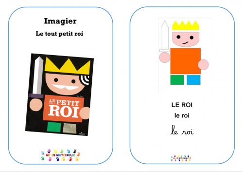 Le tout petit roi : Imagier – 2 versions