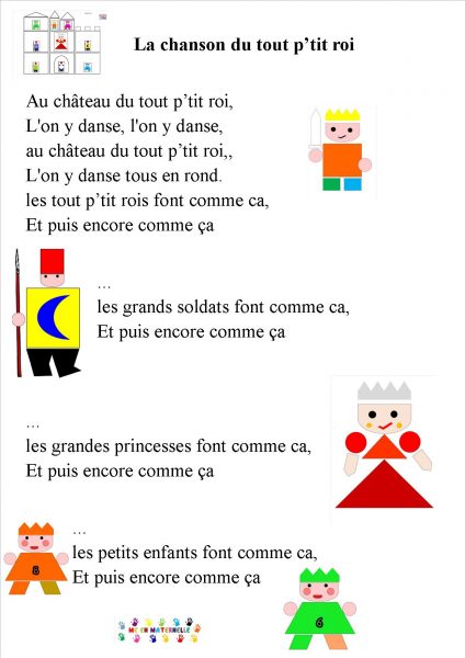 Le tout petit roi : chanson du roi