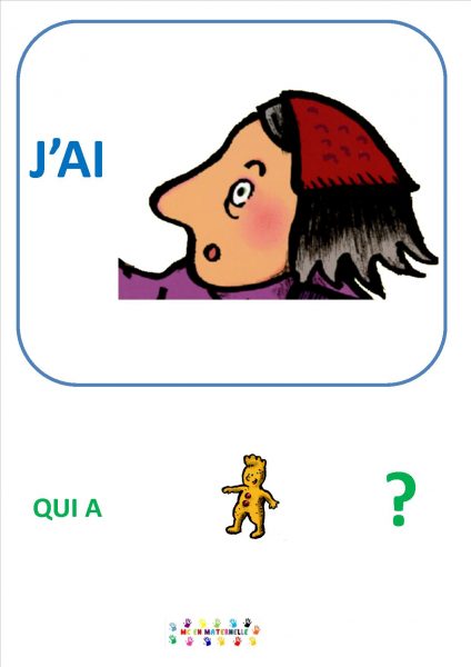 Le petit bonhomme de pain d’épice : jeu « j’ai … qui a … »