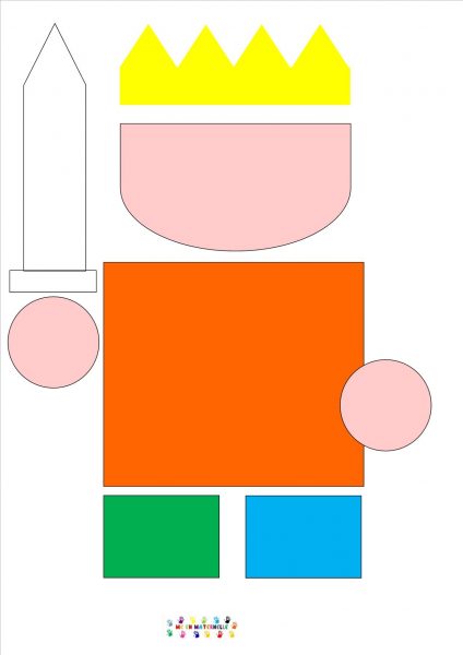Le tout petit roi : personnages à découper et à reconstituer