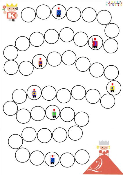 Le tout petit roi : Jeu mathématiques