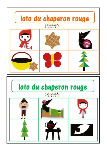 Le petit chaperon rouge : loto