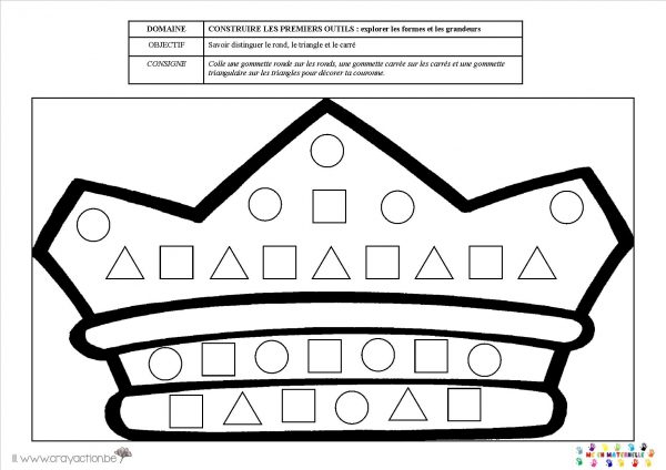 Couronne et formes géométriques