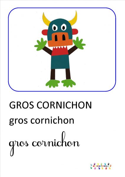 Gros Cornichon : imagier
