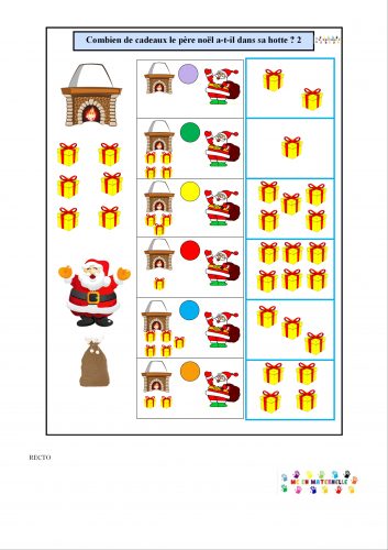 Logico des nombres : les compléments à 6 avec le père noël