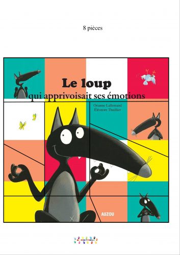 Le loup qui apprivoisait ses émotions : Puzzle de la couverture