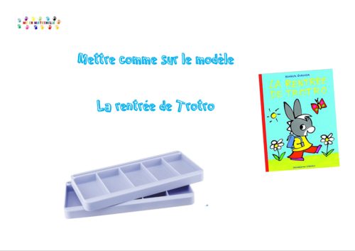 La rentrée de Trotro : Mettre comme sur la carte modèle