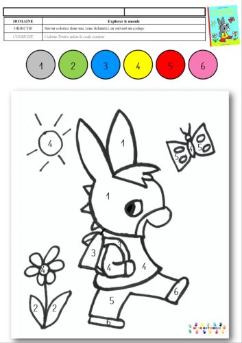 La rentrée de Trotro : coloriage magique