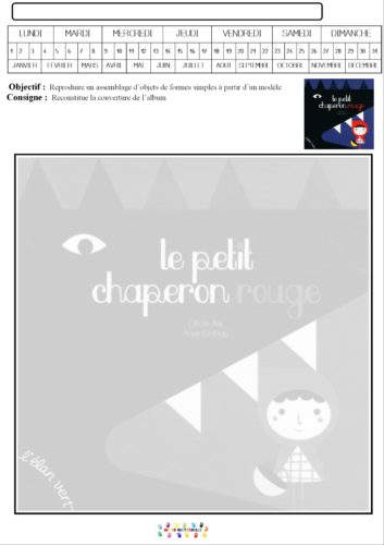 Le petit chaperon rouge : puzzle de la couverture