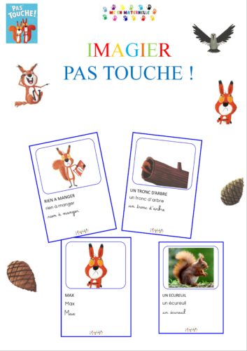 Pas touche ! : imagier