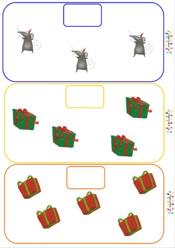 Joyeux noël Splat : Entoure et compte