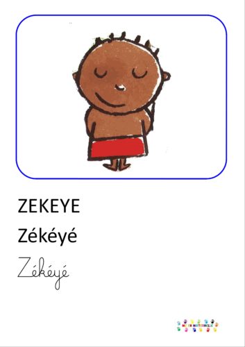 Zékéyé à l’école : imagier