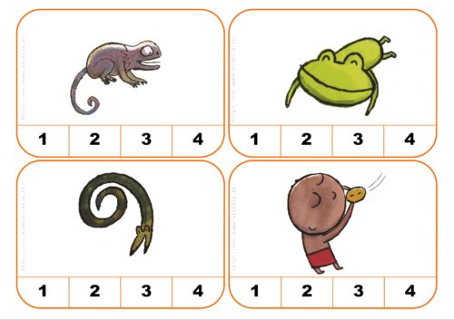 Zékéyé : carte à compter les syllabes