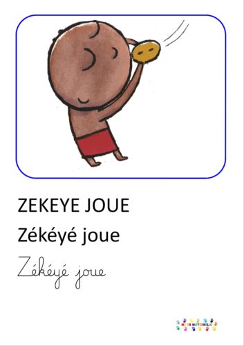 Zékéyé et la toute petite musique : imagier