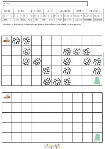Les abeilles : retrace le chemin