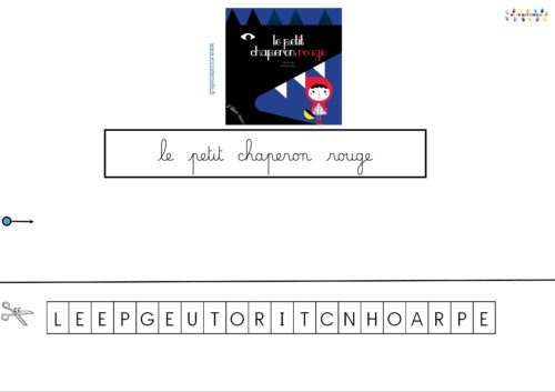 continuité pédagogique : jour 1 semaine 11 (le petit chaperon rouge)