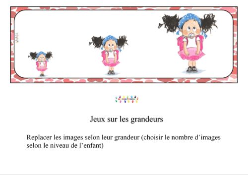 Rebecca Blabla : tri du plus petit au plus grand et du plus grand au plus petit