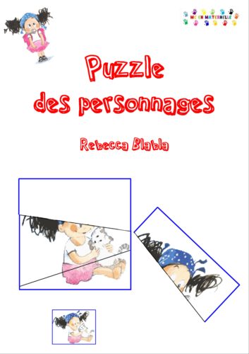 Rebecca Blabla : puzzle des personnages des albums