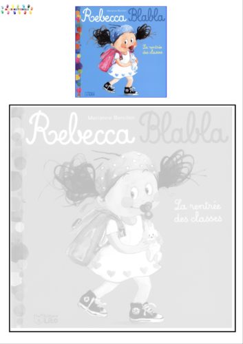 Rebecca Blabla : puzzle de la couverture