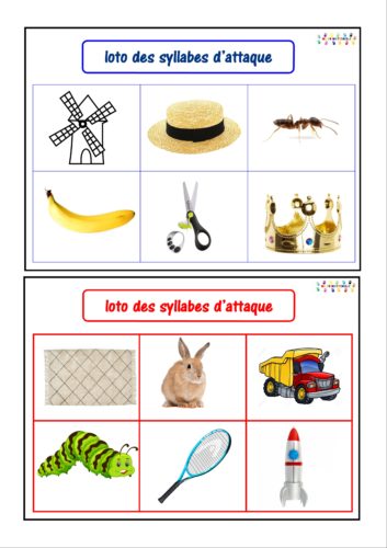 Loto des syllabes d’attaque