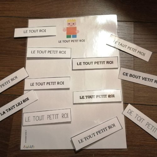 le tout petit roi et la très grande princesse : reconnaître le titre de l’histoire