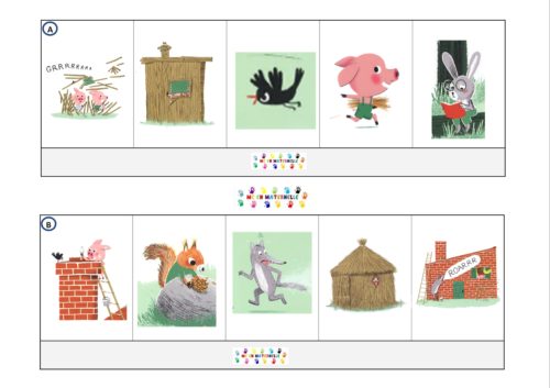 les 3 petits cochons : trie des mots