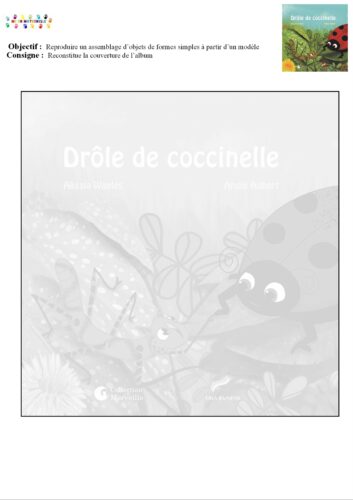 Drôle de coccinelle : puzzle de la couverture