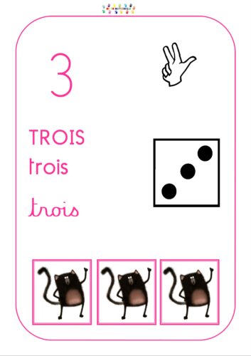 Splat le chat (rentrée) : affichage numération de 1 à 10