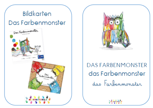 Le monstre des émotions et des couleurs : ateliers en allemand