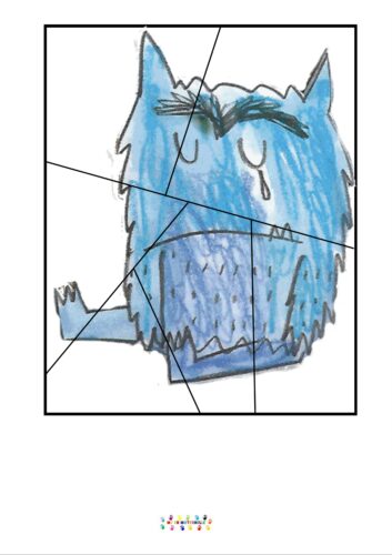 la couleur des émotions : puzzle des personnages