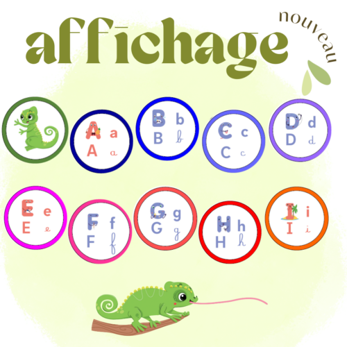 Affichage Rond avec les Fabulettres