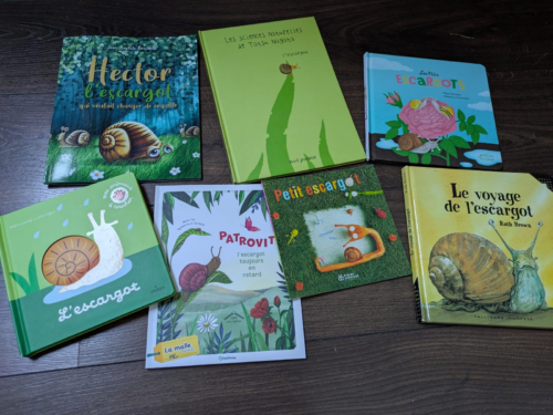 Des albums sur les escargots
