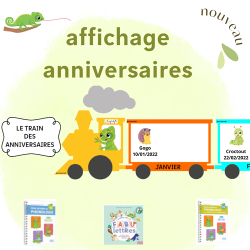 Le train des anniversaires avec Siméon
